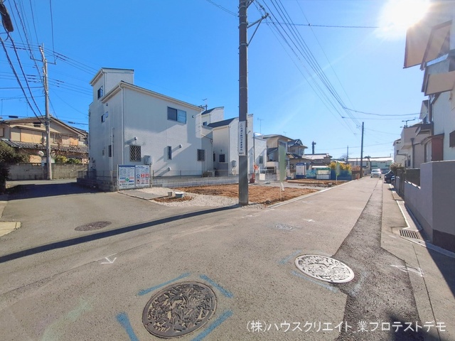 千葉県野田市山崎の新築戸建て更地・土地写真 2026年1月21日撮影