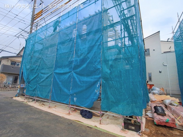 千葉県野田市山崎の新築戸建て上棟写真 2026年2月15日撮影