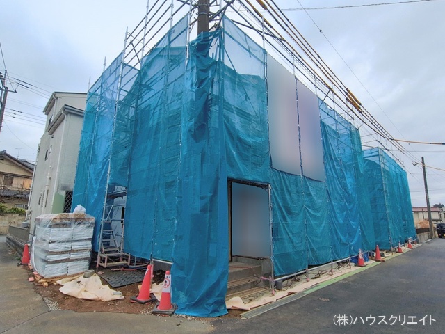 千葉県野田市山崎の新築戸建てシート写真 2026年2月25日撮影