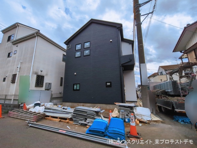 千葉県野田市山崎の新築戸建て外構写真 2026年3月17日撮影