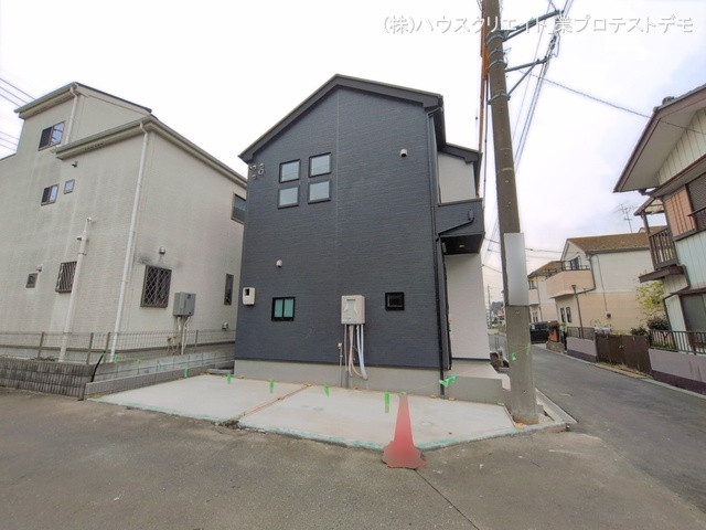 千葉県野田市山崎の新築戸建て外構写真 2026年4月6日撮影