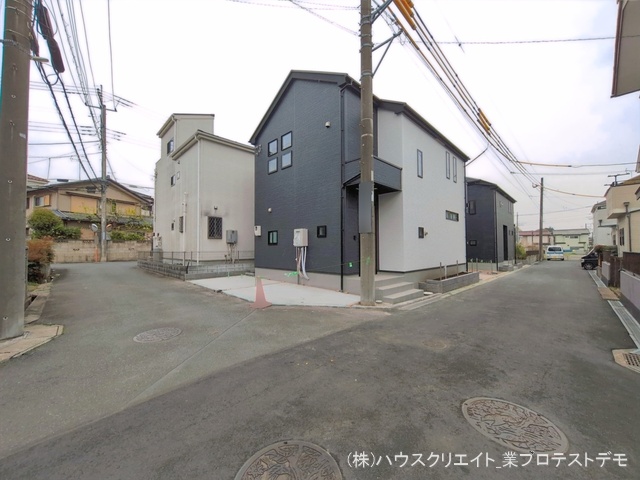 千葉県野田市山崎の新築戸建て外構写真 2026年4月6日撮影