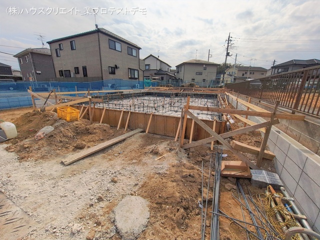 千葉県野田市桜台の新築戸建て基礎写真 2026年2月15日撮影