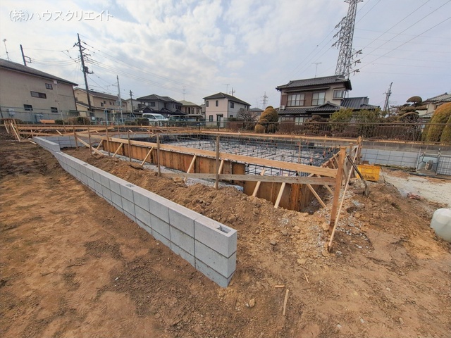 千葉県野田市桜台の新築戸建て基礎写真 2026年2月15日撮影