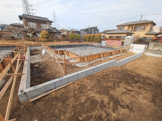 千葉県野田市桜台の新築戸建て基礎写真 2026年2月15日撮影