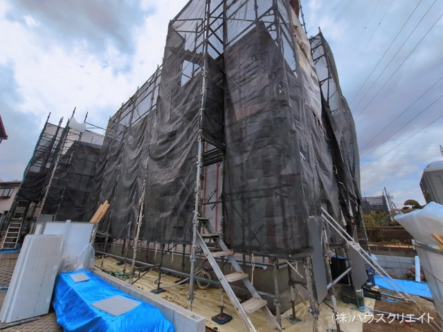 千葉県野田市桜台の新築戸建てシート写真 2026年3月17日撮影