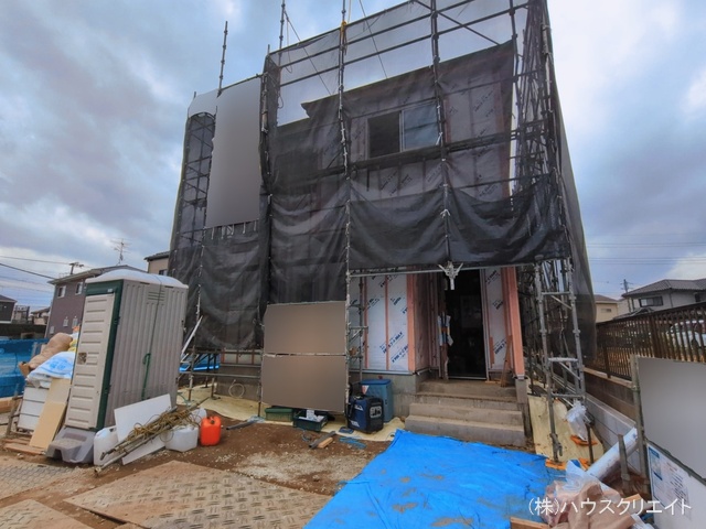 千葉県野田市桜台の新築戸建てシート写真 2026年3月17日撮影