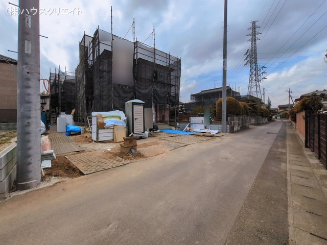千葉県野田市桜台の新築戸建てシート写真 2026年3月17日撮影