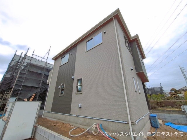 千葉県野田市桜台の新築戸建て外構写真 2026年3月31日撮影