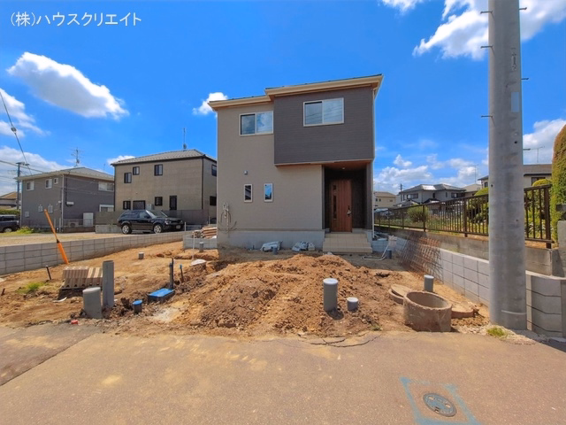 千葉県野田市桜台の新築戸建て外構写真 2026年5月11日撮影