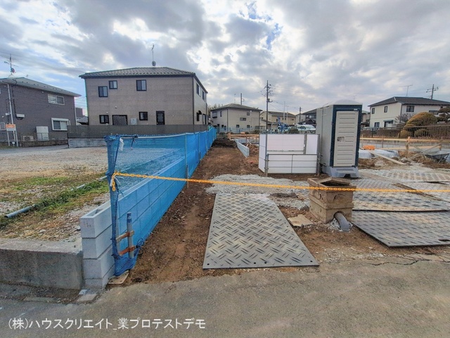千葉県野田市桜台の新築戸建て基礎写真 2026年2月11日撮影