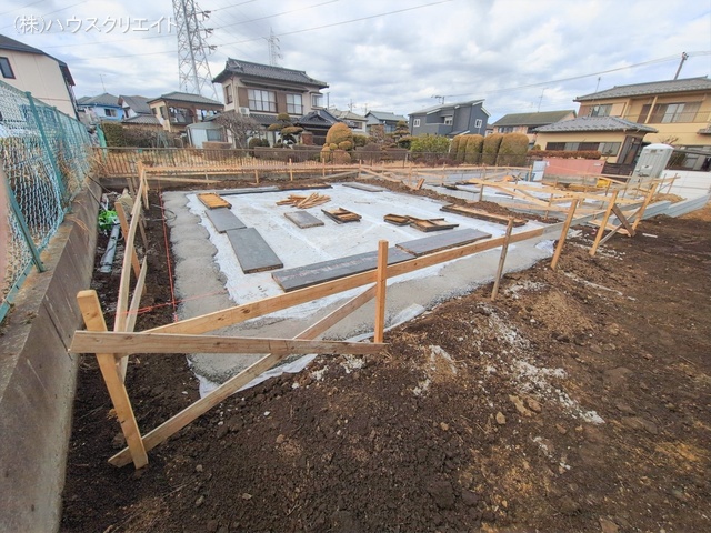 千葉県野田市桜台の新築戸建て基礎写真 2026年2月11日撮影