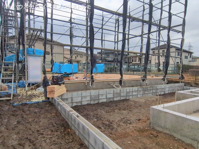 千葉県野田市桜台の新築戸建て基礎写真 2026年2月25日撮影