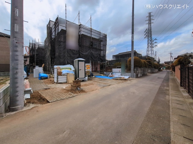 千葉県野田市桜台の新築戸建てシート写真 2026年3月17日撮影