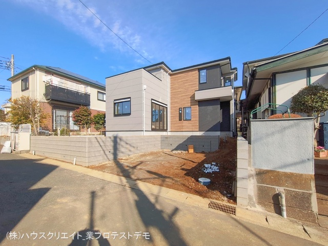 千葉県松戸市千駄堀の新築戸建て外構写真 2026年1月4日撮影