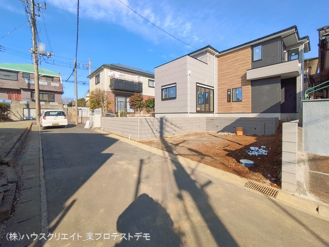 千葉県松戸市千駄堀の新築戸建て外構写真 2026年1月4日撮影