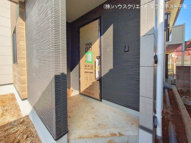 千葉県松戸市千駄堀の新築戸建て外構写真 2026年1月4日撮影