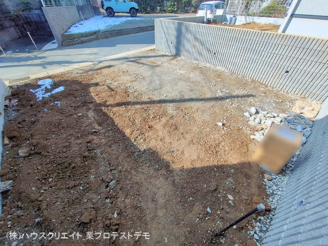 千葉県松戸市千駄堀の新築戸建て外構写真 2026年1月4日撮影