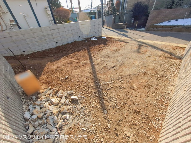 千葉県松戸市千駄堀の新築戸建て外構写真 2026年1月4日撮影