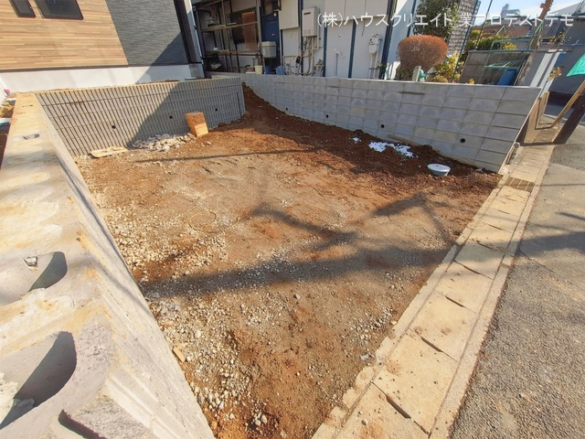 千葉県松戸市千駄堀の新築戸建て外構写真 2026年1月4日撮影