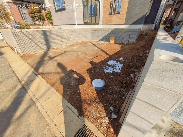 千葉県松戸市千駄堀の新築戸建て外構写真 2026年1月4日撮影