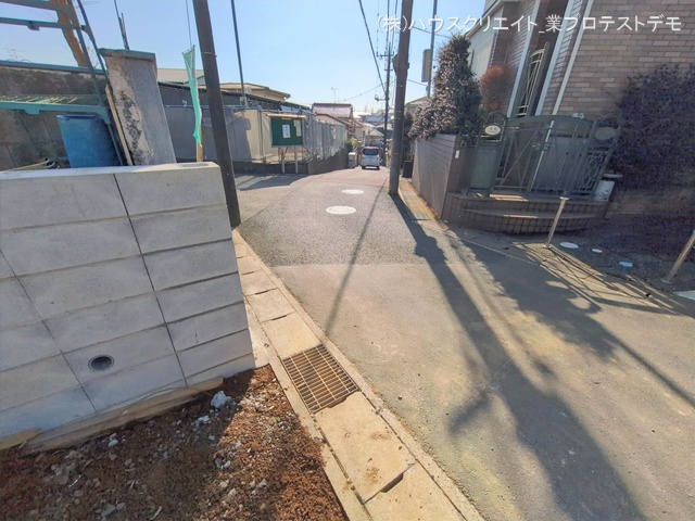 千葉県松戸市千駄堀の新築戸建て外構写真 2026年1月4日撮影