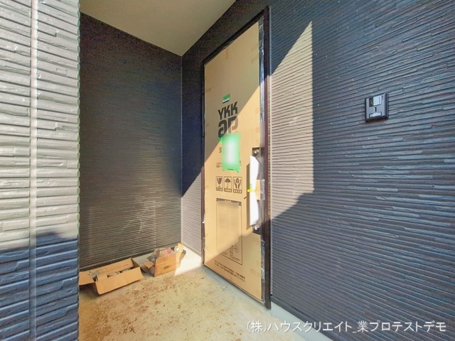 千葉県松戸市千駄堀の新築戸建て外構写真 2026年1月4日撮影