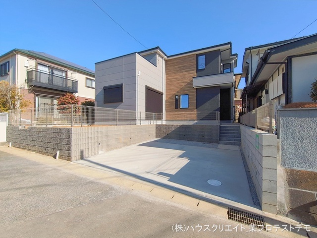 千葉県松戸市千駄堀の新築戸建て完成写真 2026年1月25日撮影