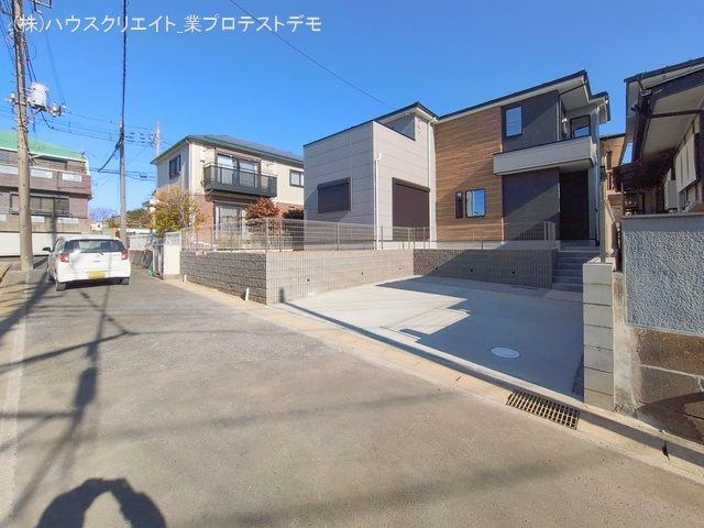 千葉県松戸市千駄堀の新築戸建て完成写真 2026年1月25日撮影