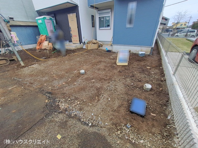 千葉県市川市柏井町１丁目の新築戸建て外構写真 2026年1月6日撮影