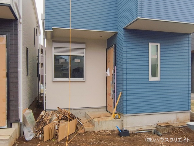 千葉県市川市柏井町１丁目の新築戸建て外構写真 2026年1月6日撮影