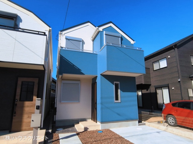 千葉県市川市柏井町１丁目の新築戸建て完成写真 2026年3月4日撮影