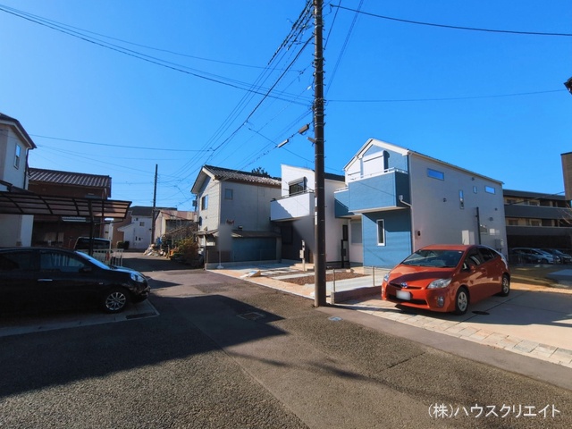 千葉県市川市柏井町１丁目の新築戸建て完成写真 2026年3月4日撮影