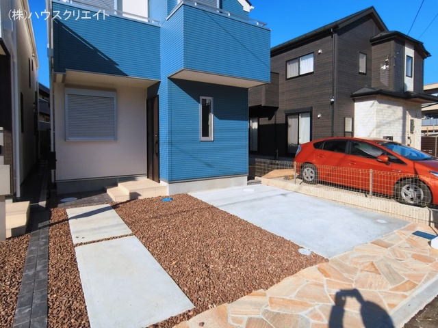 千葉県市川市柏井町１丁目の新築戸建て完成写真 2026年3月4日撮影