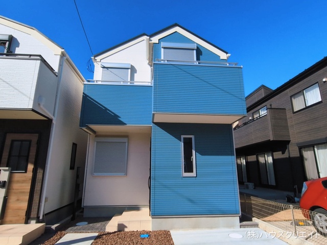 千葉県市川市柏井町１丁目の新築戸建て完成写真 2026年3月4日撮影