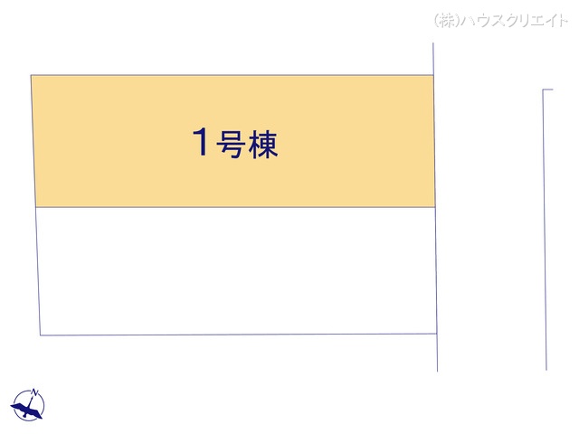 千葉県市川市柏井町１丁目の新築戸建て全体区画図 ※図面と異なる場合は現況を優先