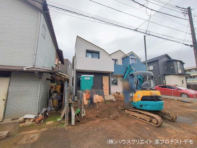 千葉県市川市柏井町１丁目の新築戸建て外構写真 2026年1月6日撮影