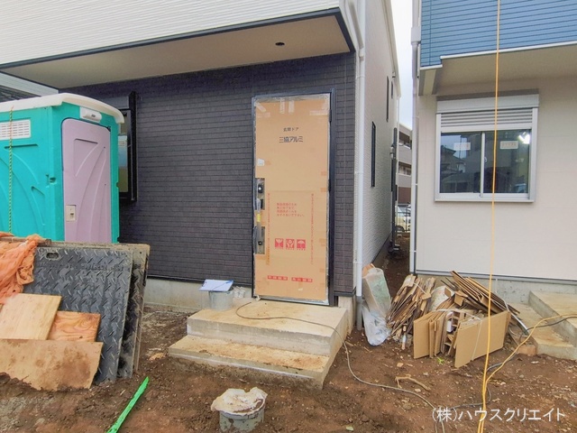 千葉県市川市柏井町１丁目の新築戸建て外構写真 2026年1月6日撮影