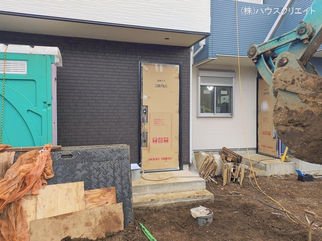 千葉県市川市柏井町１丁目の新築戸建て外構写真 2026年1月6日撮影