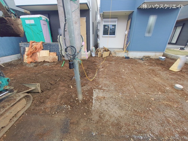 千葉県市川市柏井町１丁目の新築戸建て外構写真 2026年1月6日撮影