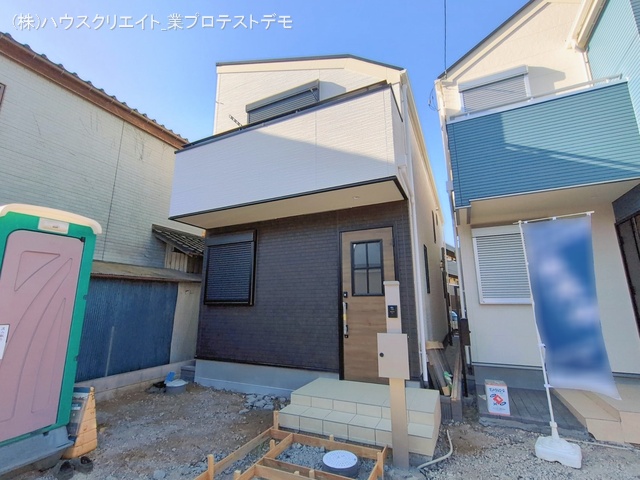 千葉県市川市柏井町１丁目の新築戸建て外構写真 2026年1月25日撮影