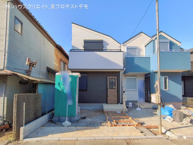 千葉県市川市柏井町１丁目の新築戸建て外構写真 2026年1月25日撮影