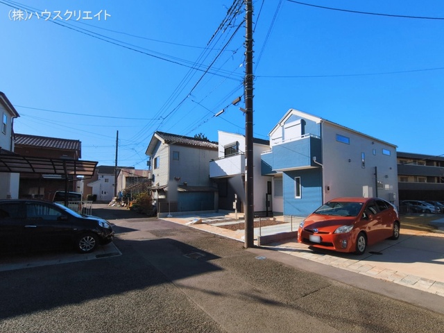 千葉県市川市柏井町１丁目の新築戸建て完成写真 2026年3月4日撮影