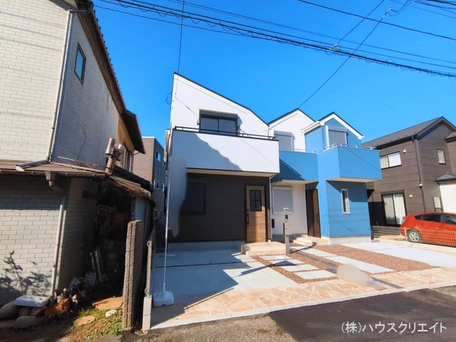 千葉県市川市柏井町１丁目の新築戸建て完成写真 2026年3月4日撮影