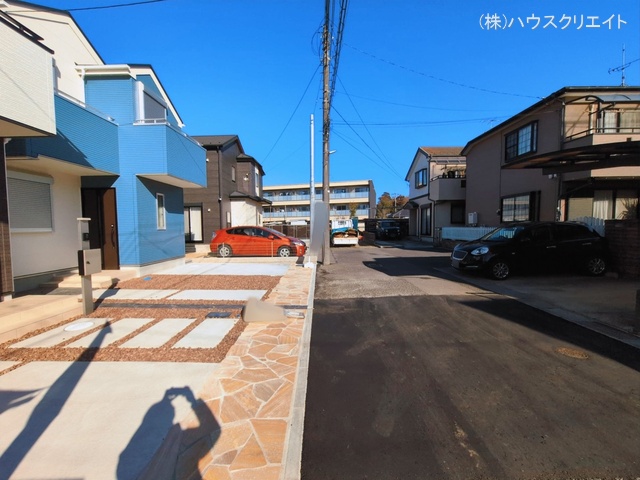 千葉県市川市柏井町１丁目の新築戸建て完成写真 2026年3月4日撮影