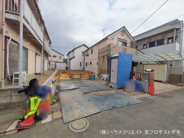 千葉県市川市稲荷木３丁目の新築戸建て基礎写真 2026年1月18日撮影