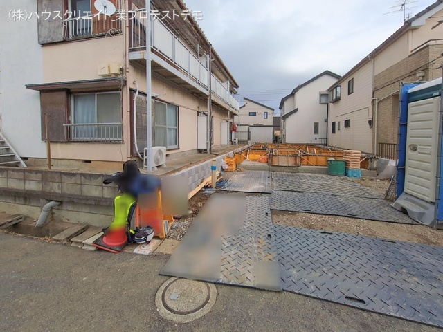 千葉県市川市稲荷木３丁目の新築戸建て基礎写真 2026年1月18日撮影