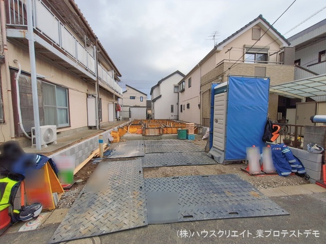 千葉県市川市稲荷木３丁目の新築戸建て基礎写真 2026年1月18日撮影