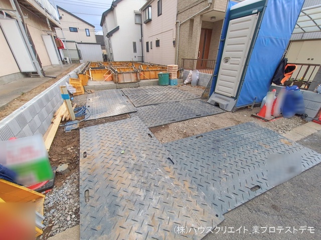 千葉県市川市稲荷木３丁目の新築戸建て基礎写真 2026年1月18日撮影