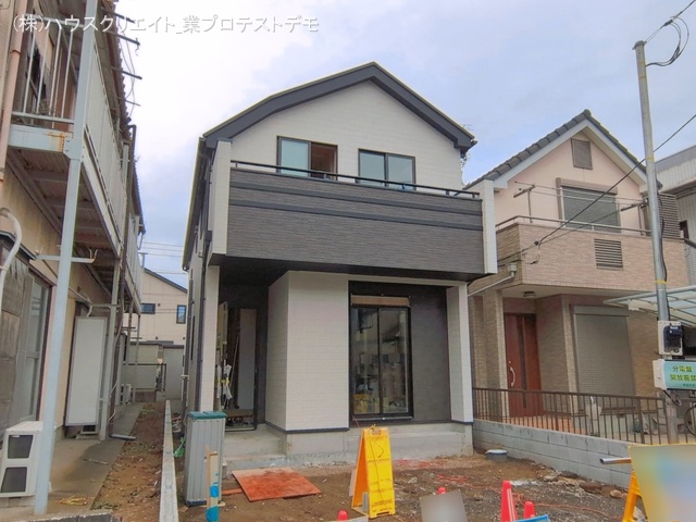 千葉県市川市稲荷木３丁目の新築戸建て外構写真 2026年3月22日撮影